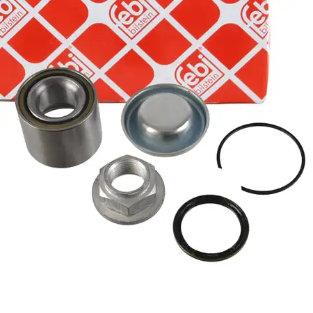 febi 171145 Radlagersatz f&uuml;r CITROEN C3 2 3 C4 Cactus DS3 PEUGEOT 208 301 hinten