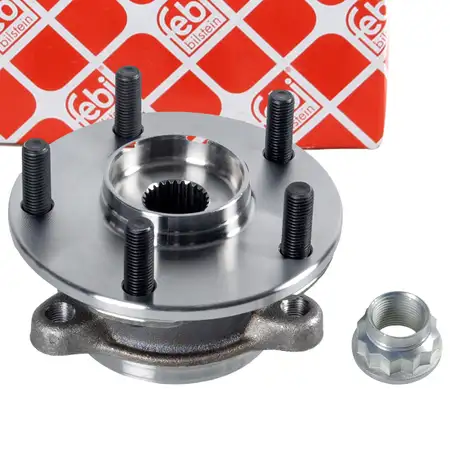 febi 172486 Radlagersatz f&uuml;r TOYOTA Auris E15 Avensis Corolla Prius Plus Rav 4 3 4 vorne