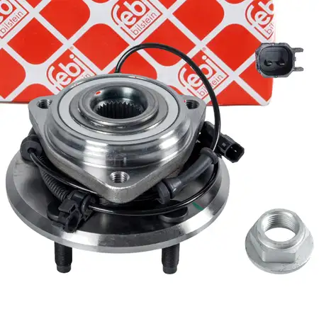 febi 172492 Radlagersatz f&uuml;r JEEP Wrangler 3 2.8 CRD 3.8 3.8 RWD bis 09.2010 vorne