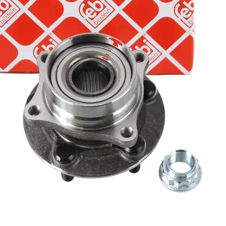 febi 172804 Wheel Bearing Kit (Wheel Bearing, Wheel Hub) for TOYOTA Prius Liftback W2 Front Axle