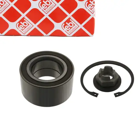 febi Wheel Bearing Kit - Wheel Bearings for FORD C-Max 2, Focus 3, Kuga, Transit/Tourneo Connect (Front)