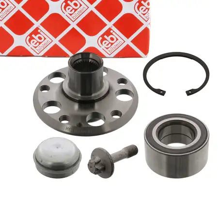 febi 45555 Wheel Bearing Kit (Wheel Hub Bearing) for MERCEDES W176, W246, CLA C117, GLA X156 (Front)