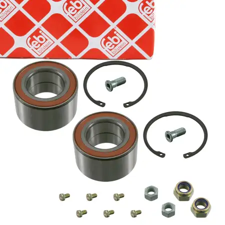 2x febi 05848 Radlagersatz f&uuml;r VW Transporter T4 1.8-2.8 VR6 1.9-2.5 TDI vorne 701498625