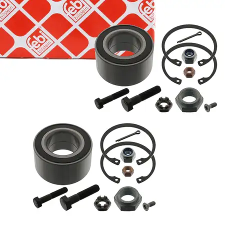 2x febi 03488 Radlagersatz Radlager f&uuml;r VW Golf 1 Caddy 1 Jetta 1 vorne 171498625D