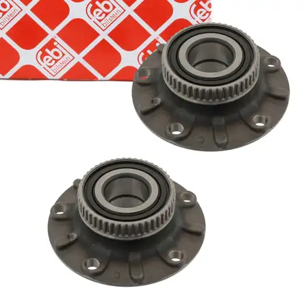 2x febi 04436 Radlagersatz f&uuml;r BMW 3er E36 E46 5er E34 7er E32 8er E31 Z3 Z4 E85 E86 vorne