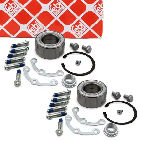 2x febi 05424 Radlagersatz f&uuml;r MERCEDES W201 W202 W203 W210 W124 R129 R170 CL203 hinten
