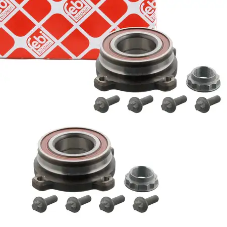 2x febi 12202 Radlagersatz f&uuml;r BMW 5er E39 520-540i/520-530d/M5 hinten 33411095652
