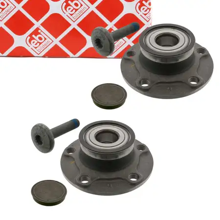 2x febi 40659 Radlagersatz Radnabe f&uuml;r AUDI A3 8V SEAT Leon SKODA Octavia 3 Golf 7 hinten