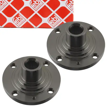 2x febi 03368 Radnabe f&uuml;r VW Golf 2 3 Passat B2/3/4 Jetta 2 Vento SEAT vorne 357407615