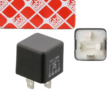 febi 33689 Relais Kraftstoffpumpe f&uuml;r OPEL Astra F G Corsa B C Meriva A B Vectra A