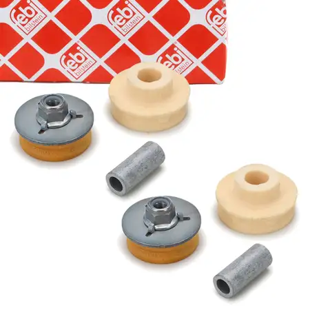 2x febi 109528 Reparatursatz Federbeinlager f&uuml;r BMW 1er E81-88 3er hinten unten + oben