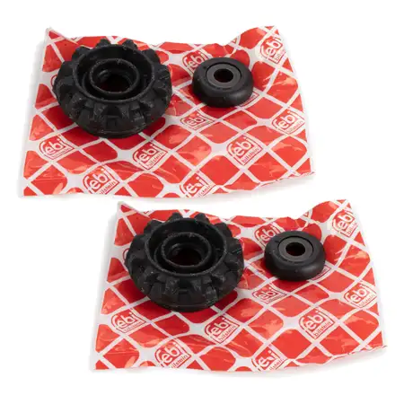 2x febi 09226 Federbeinst&uuml;tzlager Domlager + W&auml;lzlager f&uuml;r VW Polo 6N1 Lupo SEAT vorne