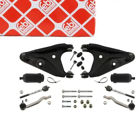 febi 34333 Querlenker Komplettsatz f&uuml;r DACIA Logan Sandero bis 09.2012 10-teilig
