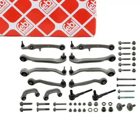 febi 48902 Querlenker Komplettsatz f&uuml;r AUDI A6 4F C6 Limo + Allroad + Avant 12-teilig