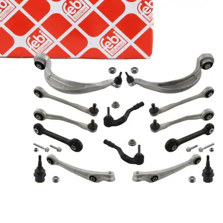 febi 49419 Querlenker Satz f&uuml;r AUDI A4 Allroad B8 + A5 Cabrio 8F7 14-teilig