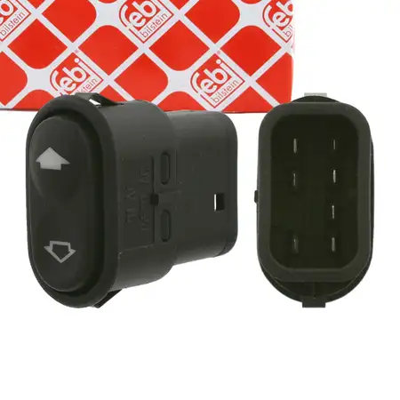 febi 19344 Schalter Fensterheber f&uuml;r FORD Courier Escort 5 6 Fiesta 3 4 vorne/hinten