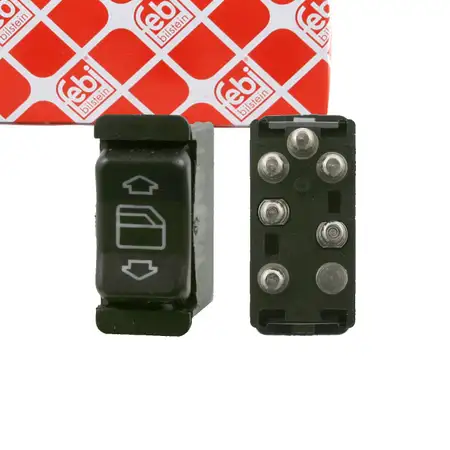 febi 21412 Schalter Fensterheber f&uuml;r MERCEDES S-Klasse W126 hinten rechts 1268206310