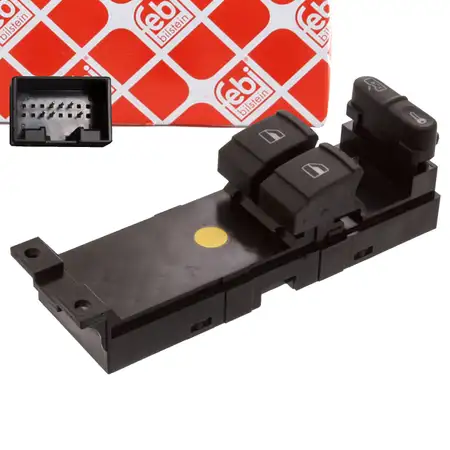 febi 46804 Schalter Fensterheber f&uuml;r VW Golf 4 Bora Passat B5 B5.5 vorne links 1J3959857B