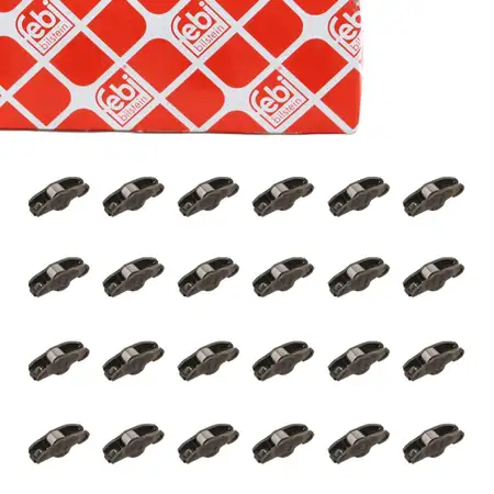 24x febi 29883 Rocker Arm for CITROEN, JAGUAR, LAND ROVER, and PEUGEOT 2.7/3.0 Diesel
