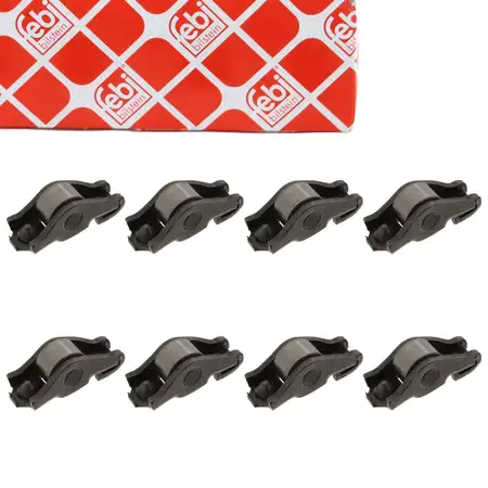 8x febi 48913 EINLASSSEITE Kipphebel f&uuml;r HYUNDAI H-1 H350 KIA K2500 Sorento 1 JC 2.5 CRDi