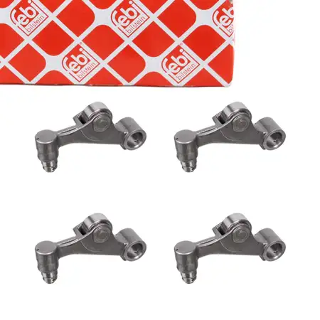 4x febi EINLASSSEITE Kipphebel Zylin.1-2 f&uuml;r VW Golf 5 Passat B6 Touran 2.0 TDI 03G109411C