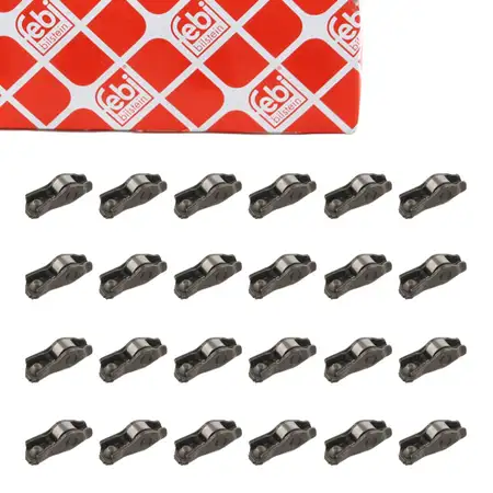 24x febi 31268 Kipphebel Schlepphebel f&uuml;r BMW E82 E88 E90-93 E60 E61 F10 F11 N53 N54 N55