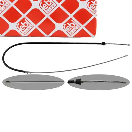 febi 48302 Handbremsseil f&uuml;r VW Up SEAT Mii SKODA Citigo ab 10.2011 hinten 1S0609721E