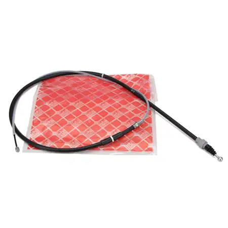 febi 48308 Handbremsseil Bremsseil f&uuml;r SKODA Roomster mit Scheibenbremse hinten 6Q7609721E