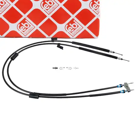 febi 101801 Handbremsseil f&uuml;r FORD Focus 2 MK2 C-Max DM2 hinten links + rechts 1707757