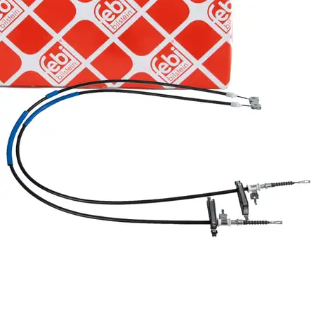 febi 108956 Handbremsseil Bremsseil f&uuml;r FORD Focus 1 MK1 bis 09.2001 hinten links + rechts
