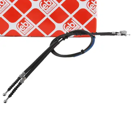 febi Handbremsseil Bremsseil f&uuml;r OPEL Astra G Zafira A hinten links + rechts 13153656