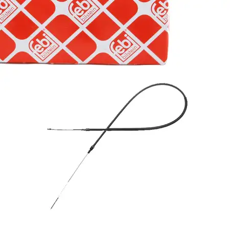 febi 14204 Handbremsseil f&uuml;r VW Golf 1 Cabrio + 2 Jetta ohne ABS 01.1989 hinten 191609721E