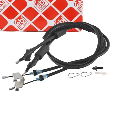 febi Handbremsseil Feststellbremse f&uuml;r FORD Focus 2 MK2 Focus C-Max MD2 hinten mitte