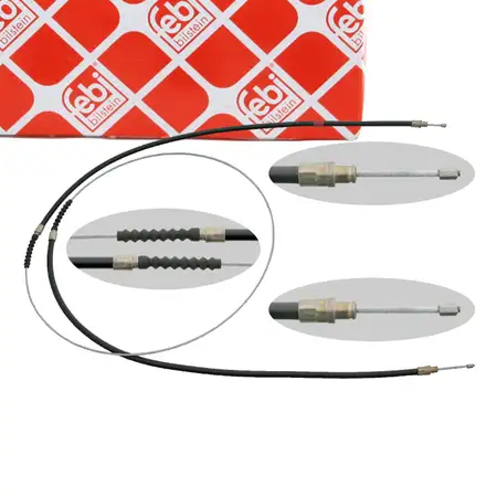 febi 17903 Handbremsseil Bremsseil f&uuml;r CITROEN Jumper FIAT Ducato 230 PEUGEOT Boxer hinten