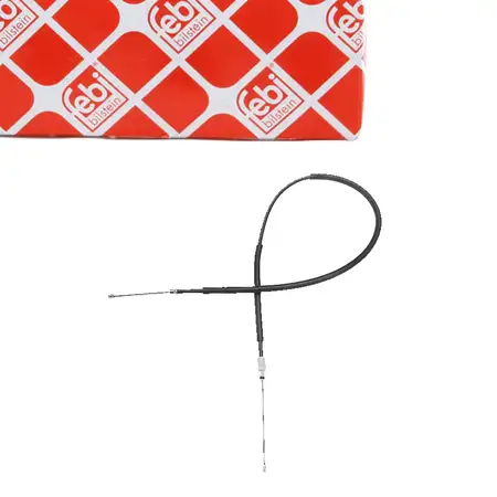 febi 17915 Handbremsseil Bremsseil f&uuml;r PEUGEOT 306 ohne ABS hinten rechts 4745.98