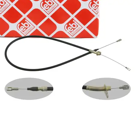 febi 18115 Handbremsseil Feststellbremse f&uuml;r MERCEDES W123 S123 hinten links 1234200485