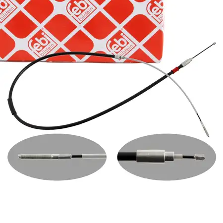 febi 28737 Handbremsseil Bremsseil f&uuml;r BMW 3er 316-330i 318-330d hinten links 34411165021