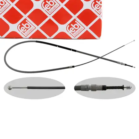febi 31147 Handbremsseil Bremsseil Feststellbremse f&uuml;r BMW 5er E60 E61 hinten links