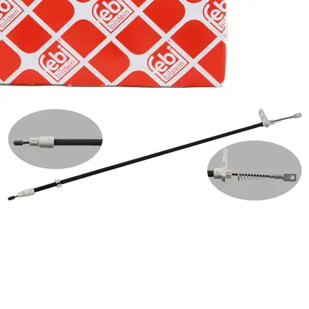 febi 34907 Handbremsseil Bremsseil f&uuml;r MERCEDES SLK R171 hinten links 1714200185