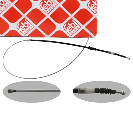 febi 37218 Handbremsseil Bremsseil Feststellbremse f&uuml;r VW Caddy 3 PR-2MK hinten
