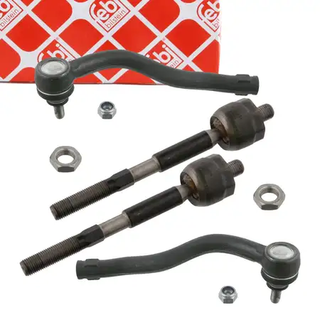 2x febi PROKIT Spurstange + Spurstangenkopf f&uuml;r FORD Galaxy SEAT Alhambra VW Sharan vorne