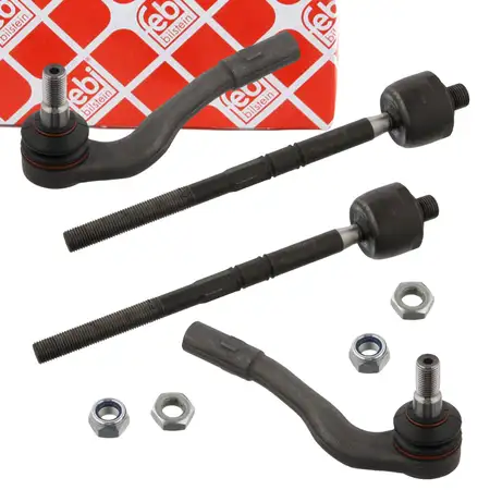 2x febi Spurstange + Spurstangenkopf f&uuml;r MERCEDES C-Klasse W203 S203 SL203 CLK C209 vorne