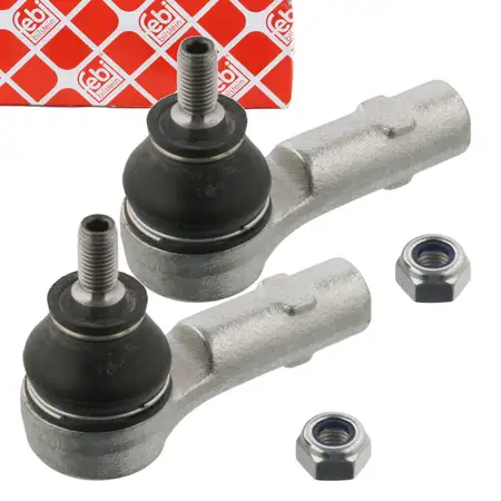 2x febi Spurstangenkopf f&uuml;r MITSUBISHI Colt 2 3 4 Lancer 3-7 Carisma VOLVO S40 1 V40 vorne