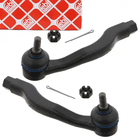 2x febi Spurstangenkopf Spurstangengelenk f&uuml;r HONDA Civic 4 CRX 2 vorne