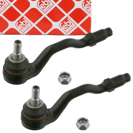 2x febi 27067 Spurstangenkopf Spurstangengelenk f&uuml;r BMW X3 E83 vorne 32303418202