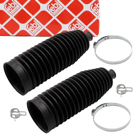 2x febi Spurstange Lenkmanschette f&uuml;r VW Transporter Multivan California vorne 7H0422831