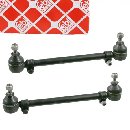 2x febi Spurstange + Spurstangenkopf f&uuml;r BMW E28 E34 E24 E32 E31 vorne au&szlig;en 32211135666