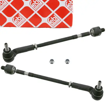 2x febi Spurstange + Kopf f&uuml;r VW Polo 4 SEAT Ibiza 3 Cordoba 6L SKODA Roomster vorne