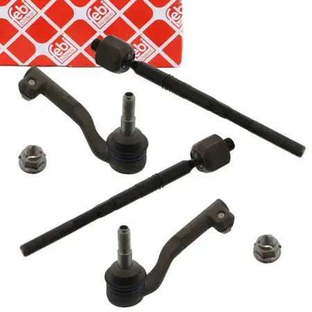 2x febi Spurstange + Spurstangenkopf f&uuml;r BMW 1er F20 F21 2er F22 3er F30-34 4er vorne