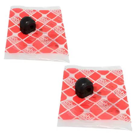 2x febi Stabilager f&uuml;r MINI R50 R53 John Cooper Works R56 CABRIO R57 hinten